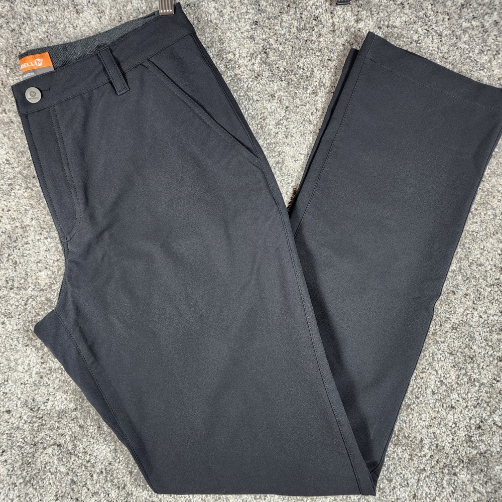 Merrell Hiking Pants Mens 32 Black Select Dry Technical Outdoor NWOT